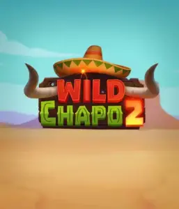 Embark on the vibrant Mexican desert with Wild Chapo 2 slot by Relax Gaming, highlighting a whimsical bull wearing a sombrero set against a serene desert backdrop. This graphic portrays the fun and adventure of the game, ideal for players who enjoy unique themes, offering a delightful adventure.